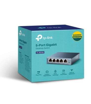 TP-LINK Switch TL-SG105 Unmanaged Desktop Gigabit Ethernet (copper) ports quantity 5 Power supply type