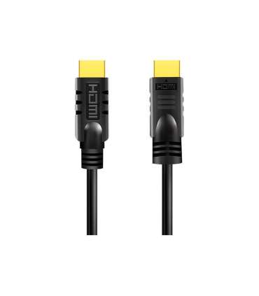 Logilink, CHA0020, 20m, Active, HDMI cable, type A male, - HDMI type A male, black. Logilink HDMI to HDMI 20 m