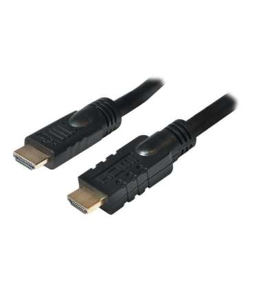 Logilink, CHA0020, 20m, Active, HDMI cable, type A male, - HDMI type A male, black. Logilink HDMI to HDMI 20 m