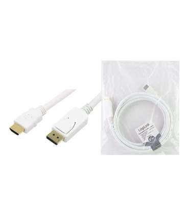 Logilink Cable DisplayPort to HDMI CV0055 DP to HDMI 2 m
