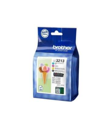 Brother Multipack LC3213VALDR Cartridge Black, cyan, magenta, yellow