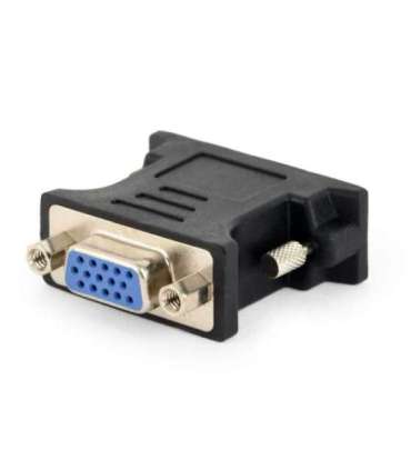 Gembird Adapter DVI-A male to VGA 15-pin HD (3 rows) female, black Gembird