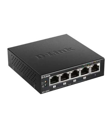 D-Link Switch DGS-1005P Unmanaged Desktop Gigabit Ethernet (copper) ports quantity 5 Power over Ethernet