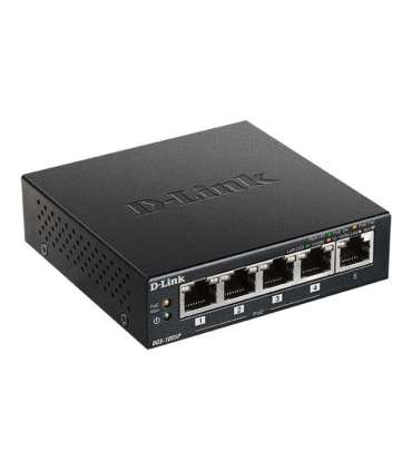D-Link Switch DGS-1005P Unmanaged Desktop Gigabit Ethernet (copper) ports quantity 5 Power over Ethernet