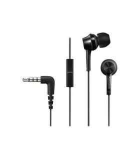 Panasonic Canal type RP-TCM115E-K Wired In-ear Microphone Black
