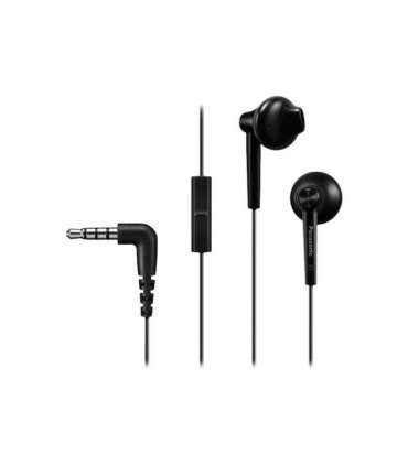 Panasonic Headphones RP-TCM55E-K Wired In-ear Microphone Black