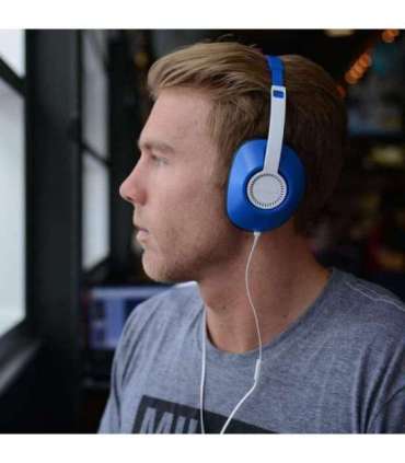 Koss Headphones UR23iB Wired On-Ear Microphone Blue