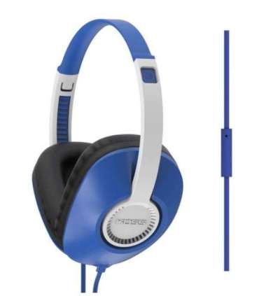 Koss Headphones UR23iB Wired On-Ear Microphone Blue