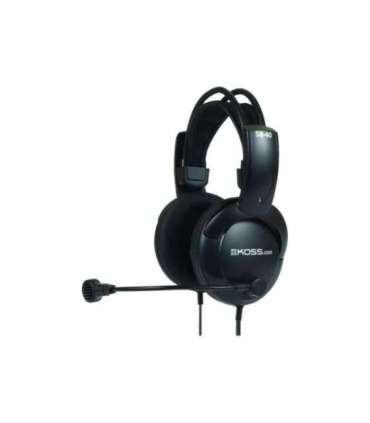 Koss Headphones SB40 Wired On-Ear Microphone Black