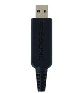 Koss Gaming headphones SB45 USB Wired On-Ear Microphone Noise canceling Silver/Black