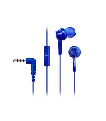Panasonic Canal type RP-TCM115E-A Wired In-ear Microphone Blue