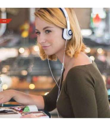 Koss Headphones KPH30iW Wired On-Ear Microphone White