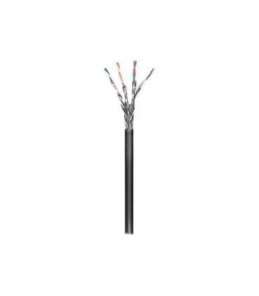 Goobay 77624 CAT 6 outdoor network cable, S/FTP (PiMF), black, 100m. Goobay
