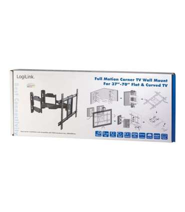 Logilink BP0047 TV Wall mount, 37"-70". corner mount Logilink
