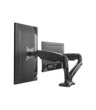 ICY BOX IB-MS304-T, Monitor stand with desk mounted base, for two screens, size up to 27'' Raidsonic