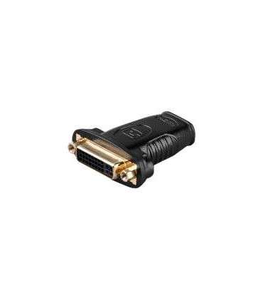 Goobay HDMI/DVI-I adapter, gold-plated 68690 Black HDMI female (Type A) DVI-I female Dual-Link (24+5 pin)