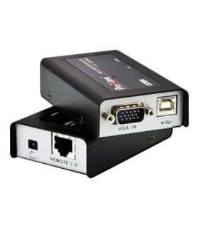 Aten USB VGA Cat 5 Mini KVM Extender (1280 x 1024@100m) Aten Extender USB VGA Cat 5 Mini KVM Extender