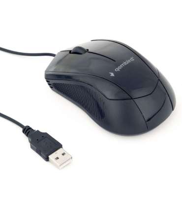 Gembird MUS-3B-02 Optical mouse Black