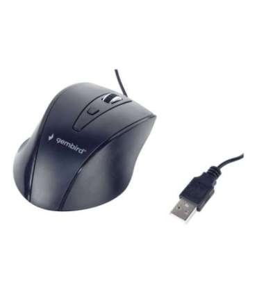 Gembird Mouse MUS-4B-02 USB Standard Wired Black