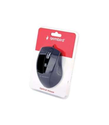 Gembird Mouse MUS-4B-02 USB Standard Wired Black