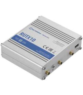 Industrial Router RUTX10 802.11ac 867 Mbit/s 10/100/1000 Mbit/s Ethernet LAN (RJ-45) ports 4 Mesh Support No