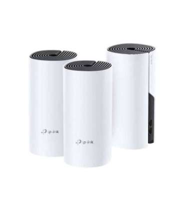 Whole Home Mesh WiFi System Deco M4 (3-Pack) 802.11ac 300+867 Mbit/s 10/100/1000 Mbit/s Ethernet LAN (RJ-45)