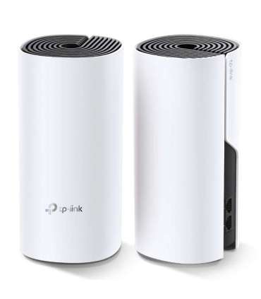 Whole Home Mesh WiFi System Deco M4 (2-Pack) 802.11ac 300+867 Mbit/s 10/100/1000 Mbit/s Ethernet LAN (RJ-45)