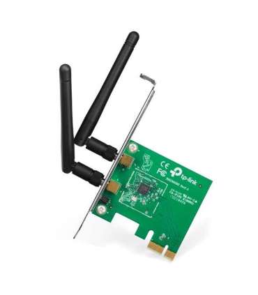 TP-LINK TL-WN881ND PCI Express Adapter, 2.4GHz, 802.11n, 300Mbps, 1xDetachable antenna 2dBi
