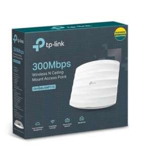 TP-LINK Access Point EAP115 802.11n 2.4GHz 300 Mbit/s 10/100 Mbit/s Ethernet LAN (RJ-45) ports 1 MU-MiMO