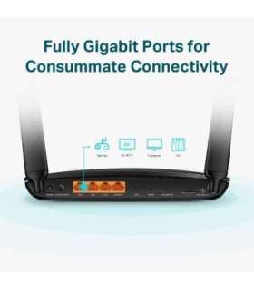 4G+ LTE Router Archer MR600 802.11ac 300+867 Mbit/s 10/100/1000 Mbit/s Ethernet LAN (RJ-45) ports 3 Mesh