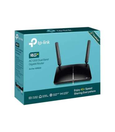 4G+ LTE Router Archer MR600 802.11ac 300+867 Mbit/s 10/100/1000 Mbit/s Ethernet LAN (RJ-45) ports 3 Mesh