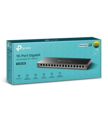 TP-LINK Switch TL-SG116E Web managed Wall mountable Gigabit Ethernet (copper) ports quantity 16 Power supply