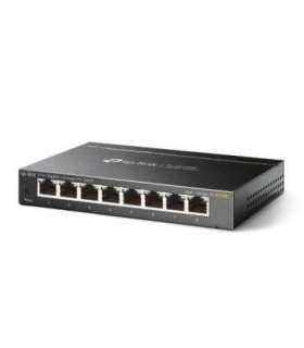 TP-LINK Switch TL-SG108E Web managed Wall mountable Gigabit Ethernet (copper) ports quantity 8 Power supply