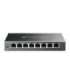TP-LINK Switch TL-SG108E Web managed Wall mountable Gigabit Ethernet (copper) ports quantity 8 Power supply