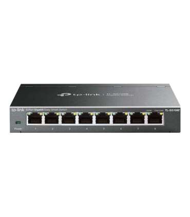 TP-LINK Switch TL-SG108E Web managed Wall mountable Gigabit Ethernet (copper) ports quantity 8 Power supply