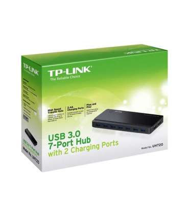 TP-LINK UH720 USB 3.0 7-Port Hub with 2 Charging Ports
