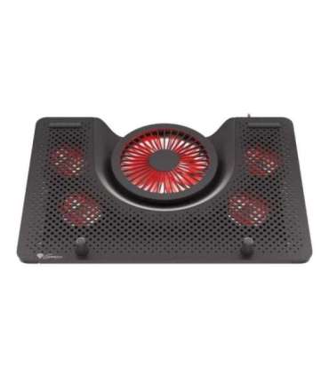 GENESIS Laptop cooling pad, OXID 550 15.6-17.3 5 FANS, LED LIGHT, 1 USB Genesis Laptop cooling pad, OXID 550 Black