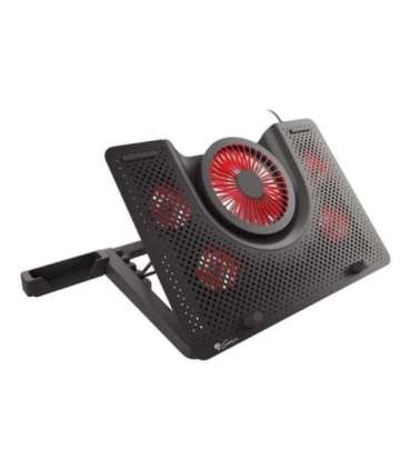 GENESIS Laptop cooling pad, OXID 550 15.6-17.3 5 FANS, LED LIGHT, 1 USB Genesis Laptop cooling pad, OXID 550 Black