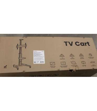 SALE OUT. Logilink BP0025 TV stand cart, adjustable TV height, 37–70“, max. 50 kg Logilink Floor stand BP0025
