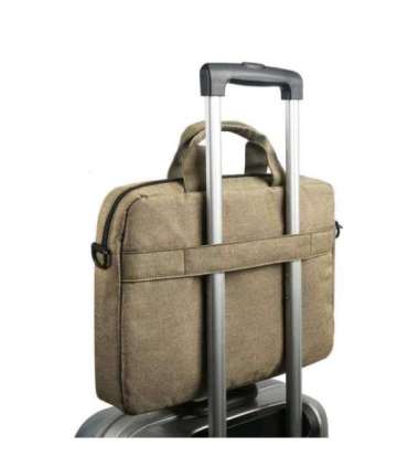 Lenovo Casual Toploader T210 Fits up to size 15.6 " Messenger - Briefcase Green