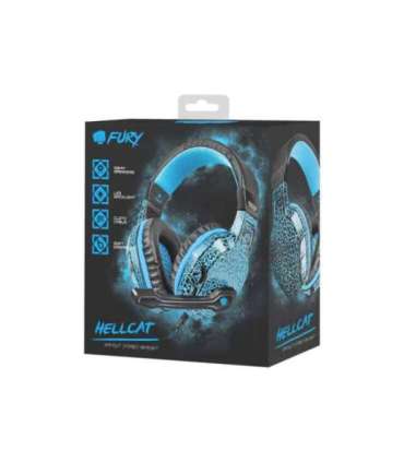 Fury Wired On-Ear Gaming Headset NFU-0863	Hellcat