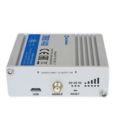 Teltonika TRB140 LTE Router: No WiFi, 4G, SIM, Enthernet port, Micro USB LTE Router TRB140 No Wi-Fi 10/100/1000