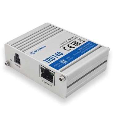 Teltonika TRB140 LTE Router: No WiFi, 4G, SIM, Enthernet port, Micro USB LTE Router TRB140 No Wi-Fi 10/100/1000
