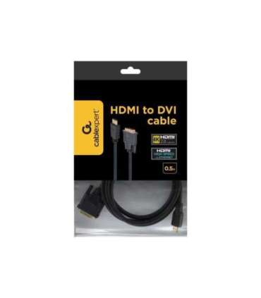 Gembird monitoriaus kabelis HDMI/DVI-DM (18+1) 1.8m Cablexpert HDMI to DVI-D 1.8 m