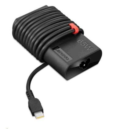 Lenovo ThinkPad 65W Slim The ThinkPad 65W Slim AC Adapter – USB Type-C is the new adapter designed with slimmer