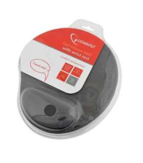 Gembird MP-GEL-GR Gel mouse pad with wrist support, grey Comfortable Gel mouse pad Grey