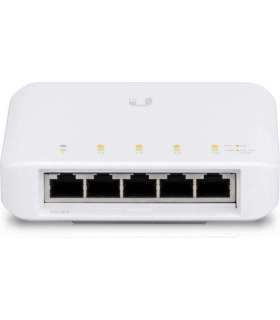 Ubiquiti USW-Flex Indoor/outdoor 5Port Poe Gigabit Switch with 802.3bt Input Power Support Ubiquiti