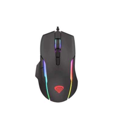 GENESIS Xenon 220 Gaming Mouse, 500 - 6400DPI, Wired, Black Genesis