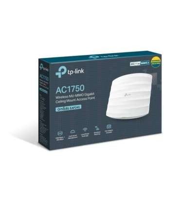 TP-LINK Access Point EAP245 802.11ac 2.4GHz and 5GHz 450+1300 Mbit/s 10/100/1000 Mbit/s Ethernet LAN