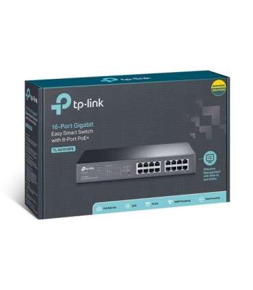 TP-LINK Switch TL-SG1016PE Web Managed Desktop/Rackmountable Gigabit Ethernet (copper) ports quantity 16 |